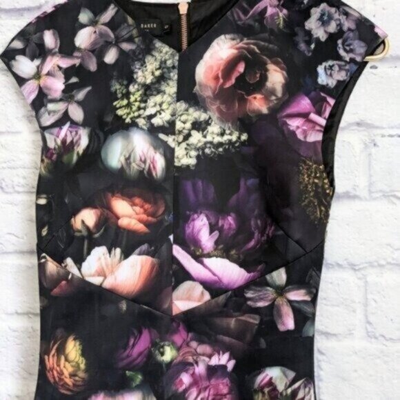 Floral Print Women's Dress - Picture 4 of 8